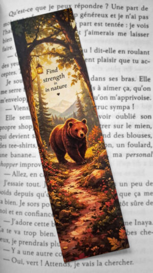 Marque-page N°30 ours féerie