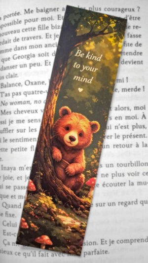 Marque-page N°27 ourson féerie