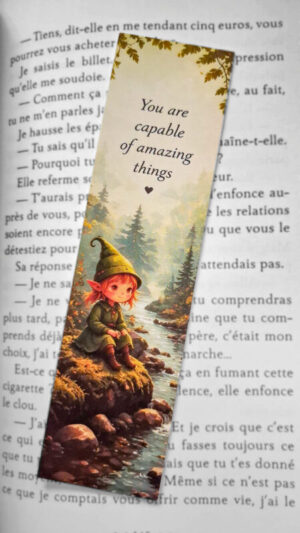 Marque-page N°1 lutin féerie
